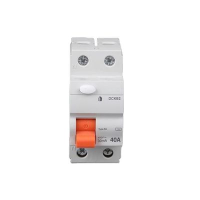 Υπόλοιπος τρέχων διακόπτης 30ma 300ma 63amp 2 Πολωνός MCB 40A RCCB