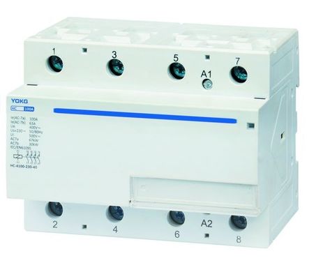 Ράγα 40 Amp 4 επαφέας 230V επαφέων DIN οικιακού ρεύμα-7a εναλλασσόμενου ρεύματος AC1 Πολωνού